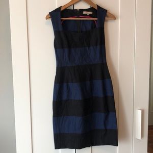Black and blue dress by Banana Republic